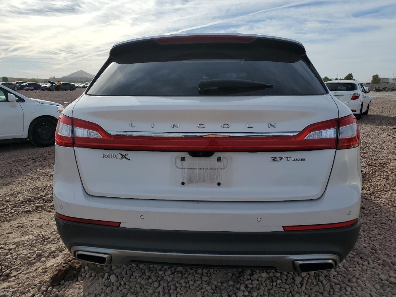 2018 Lincoln MKX VIN 2LMPJ8LP6JBL12231 Copart auction photo, front end / side damage thumbnail 6