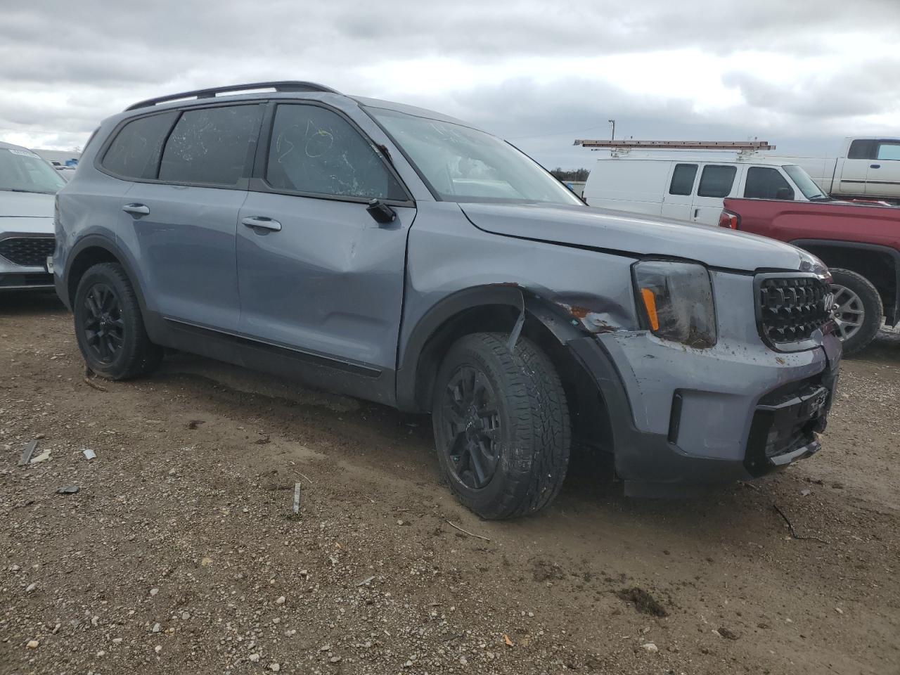 2024 KIA Telluride VIN 5XYP5DGC0RG441433 Copart auction photo, all over damage thumbnail 4