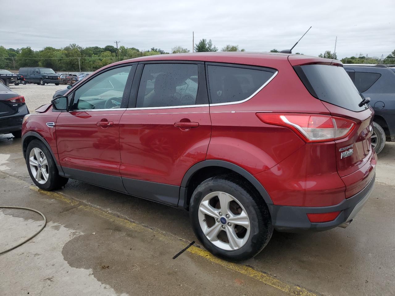 2014 Ford Escape VIN 1FMCU0GX8EUE37146 Copart auction photo, front end damage thumbnail 2