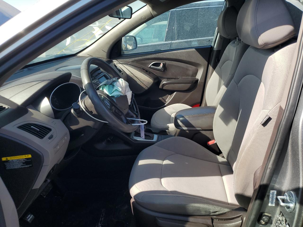 2014 Hyundai Tucson VIN KM8JT3AFXEU830626 Copart auction photo, front end / minor dent/scratches damage thumbnail 7