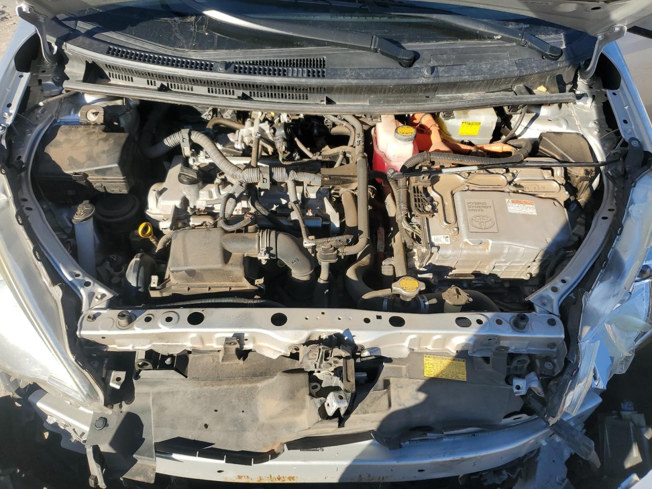 2012 Toyota Prius VIN JTDKDTB37C1524119 Copart auction photo, front end / minor dent/scratches damage thumbnail 12
