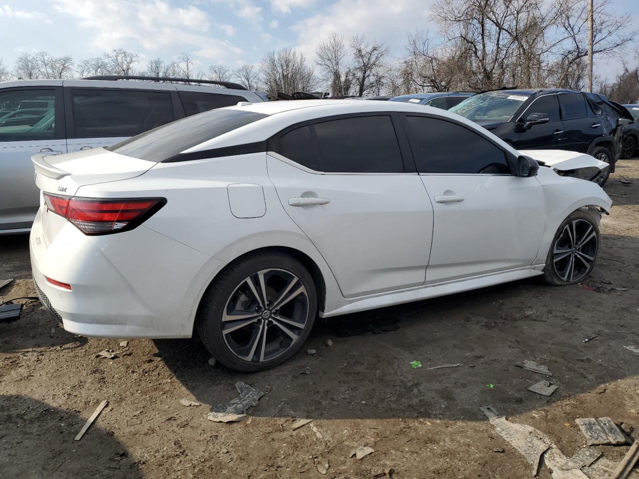 2020 Nissan Sentra VIN 3N1AB8DV2LY309114 Copart auction photo, front end / minor dent/scratches damage thumbnail 3