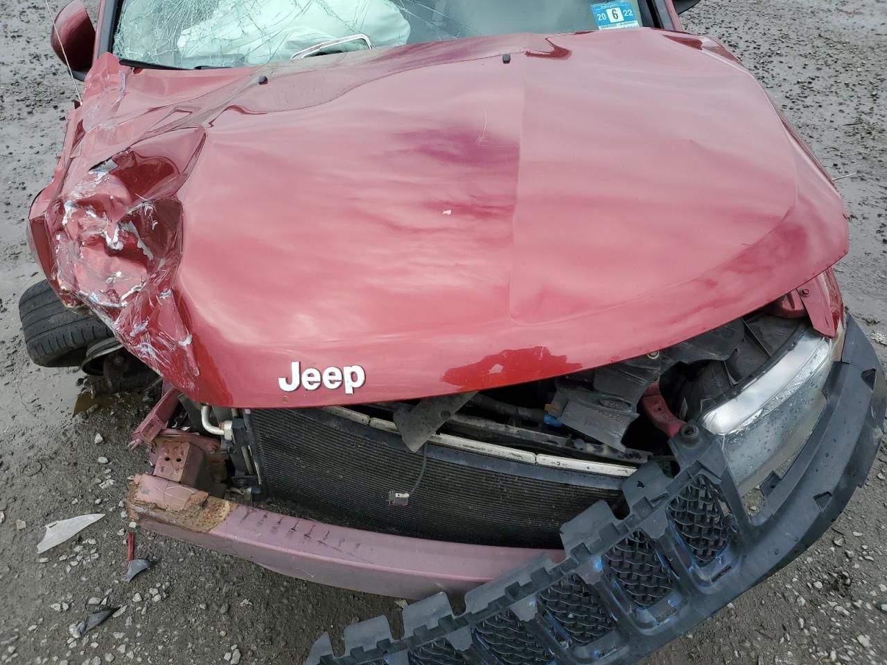 2015 Jeep Compass VIN 1C4NJDEB1FD395134 Copart auction photo, front end damage thumbnail 14