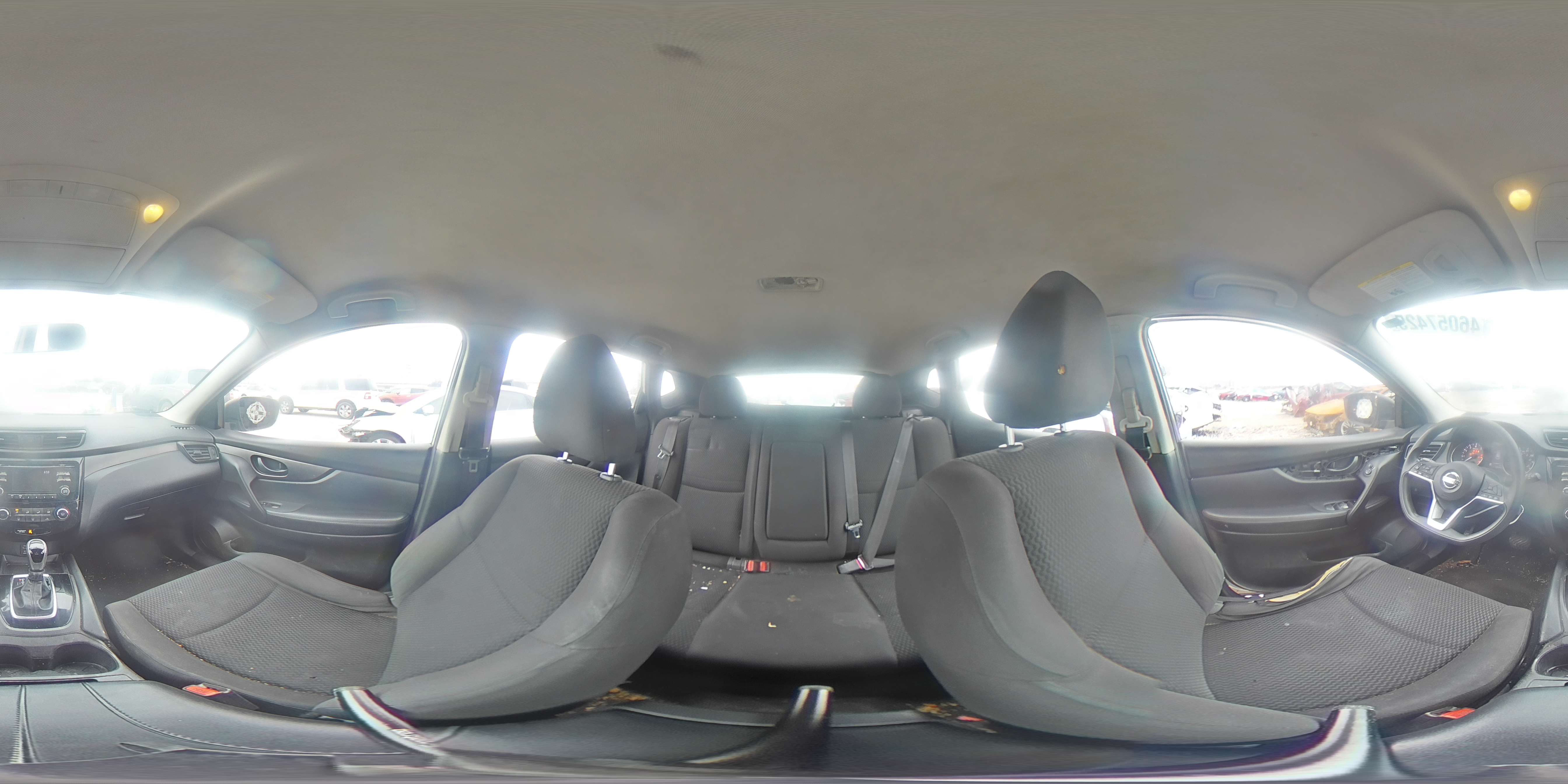 2017 Nissan Rogue VIN JN1BJ1CP7HW012887 Copart auction photo, all over damage thumbnail 14