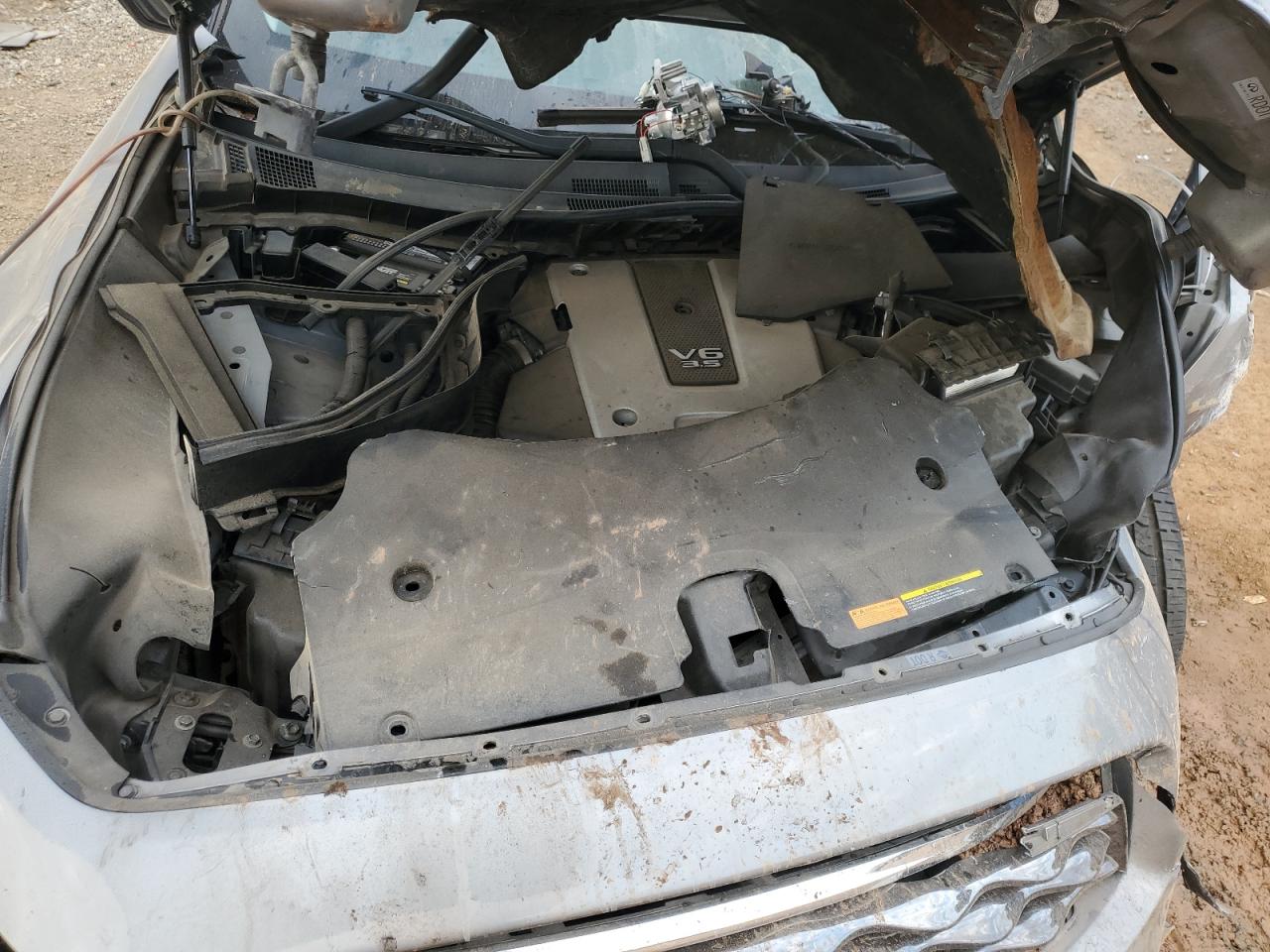 2011 Infiniti FX VIN JN8AS1MU4BM710195 Copart auction photo, front end damage thumbnail 12