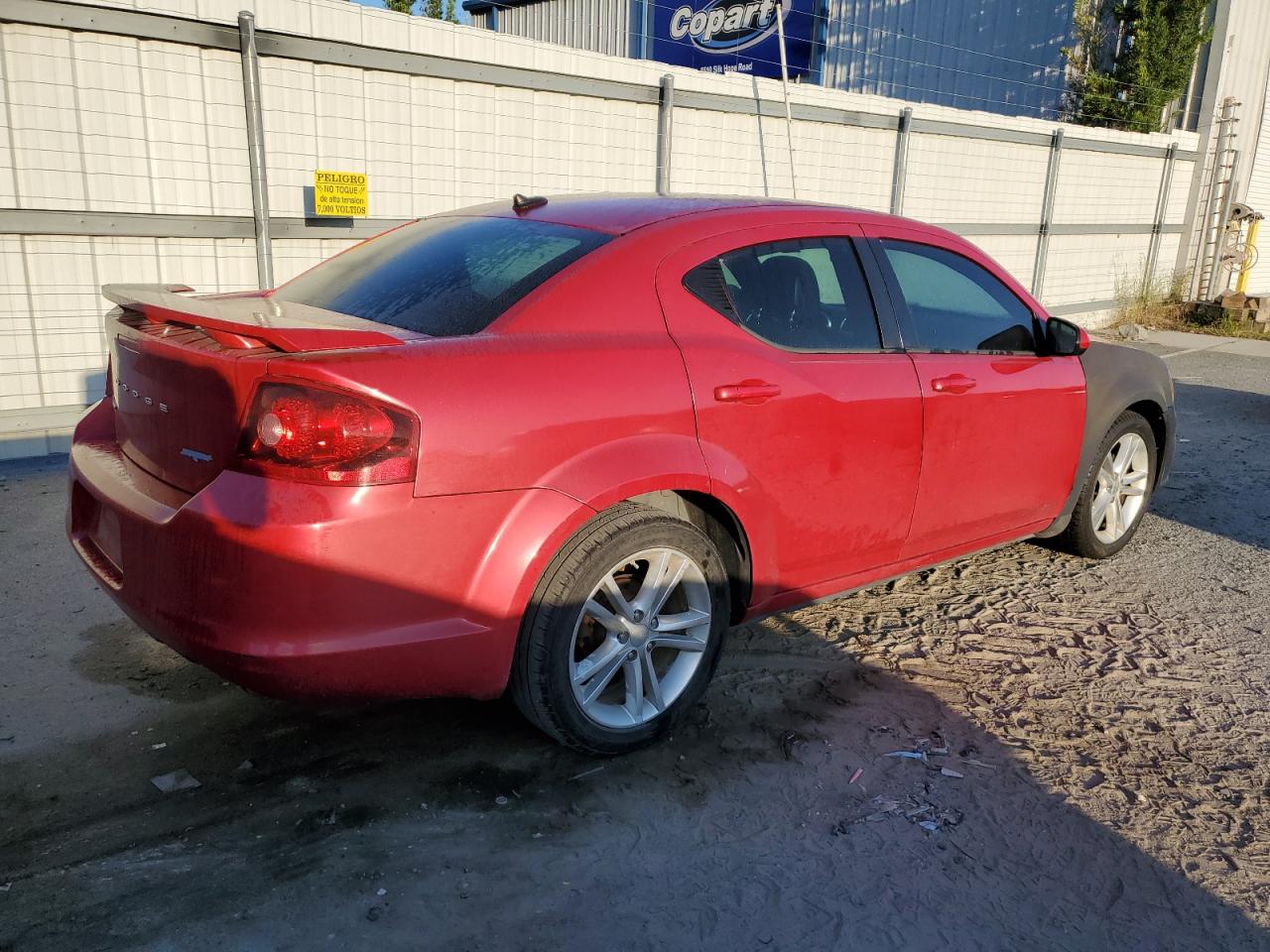 2012 Dodge Avenger VIN 1C3CDZEGXCN122890 Copart auction photo, water/flood damage thumbnail 3