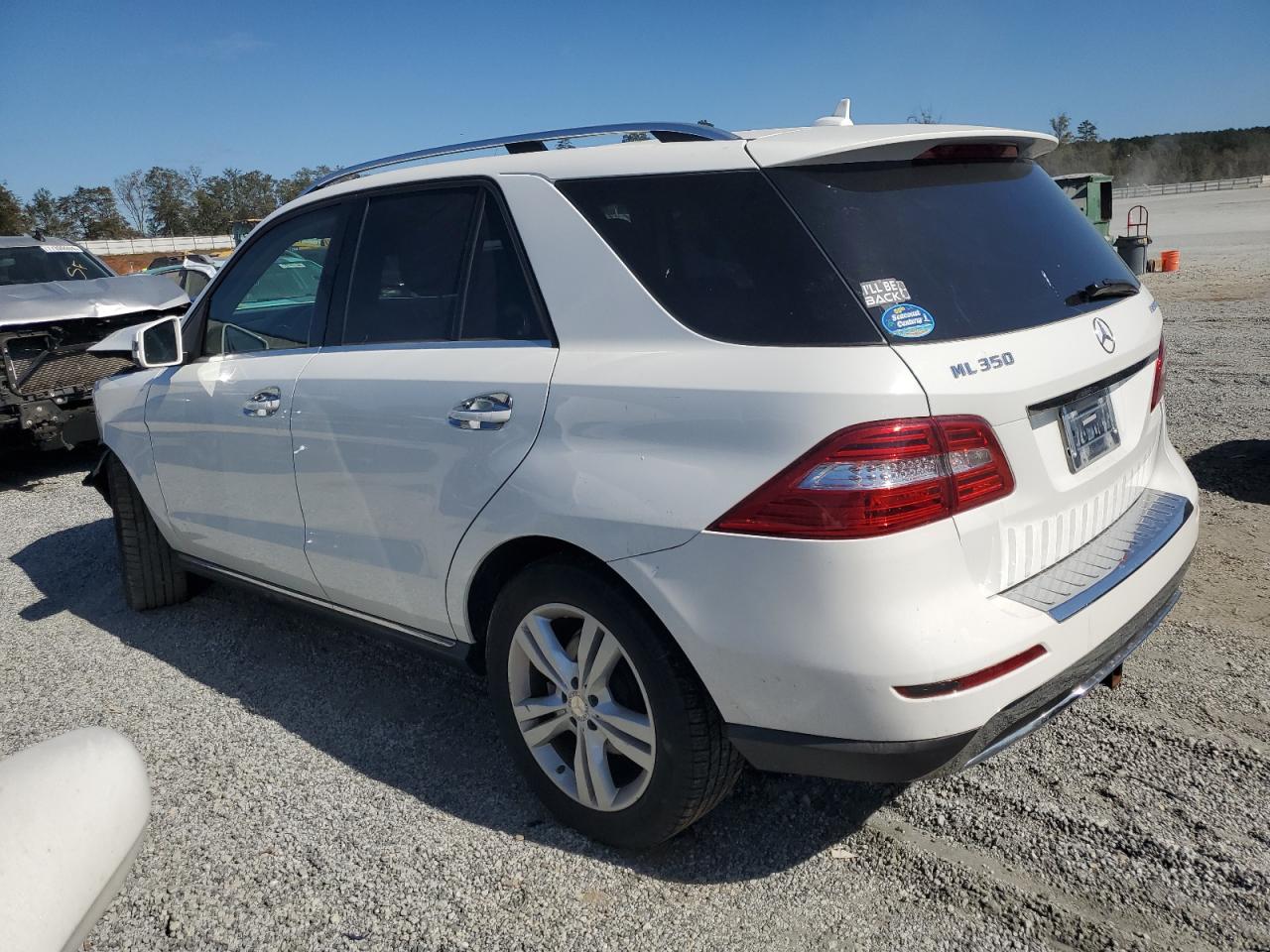 2014 Mercedes-Benz M-klasse VIN 4JGDA2EB9EA357761 Copart auction photo, front end / minor dent/scratches damage thumbnail 2