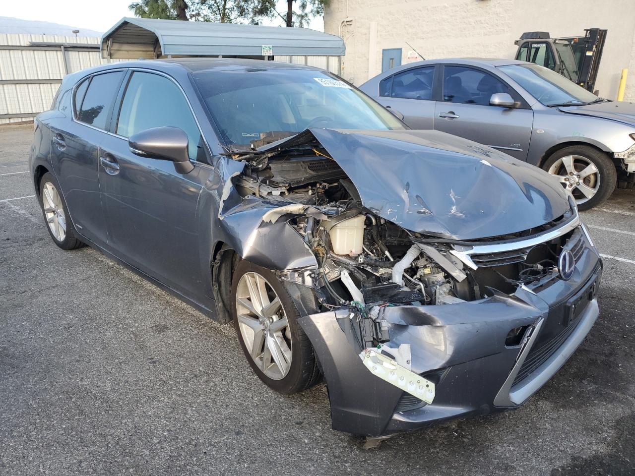 2014 Lexus CT VIN JTHKD5BH8E2201300 Copart auction photo, front end damage thumbnail 4