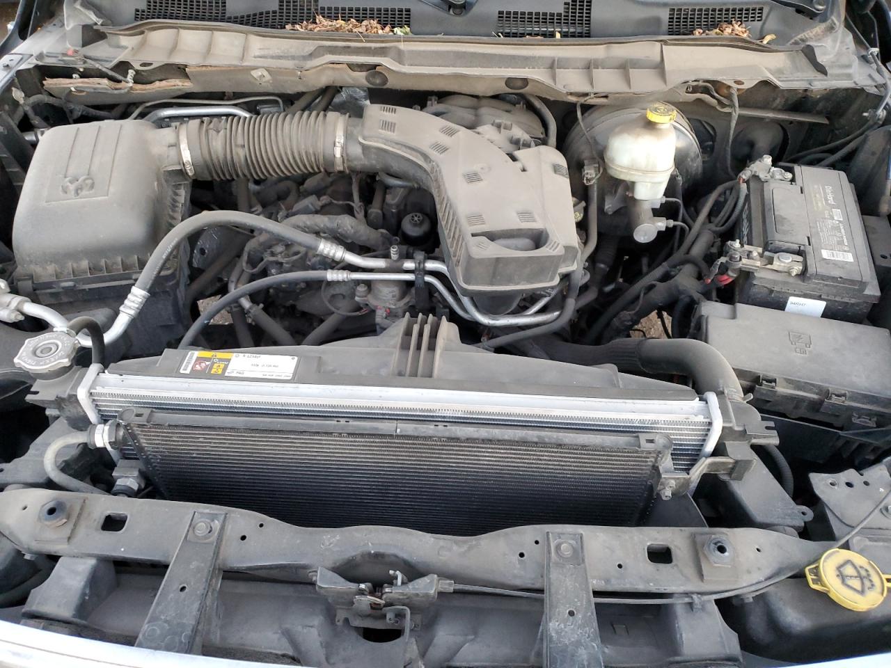 2014 RAM 1500 VIN 1C6RR6GG8ES345427 Copart auction photo, rear end damage thumbnail 11