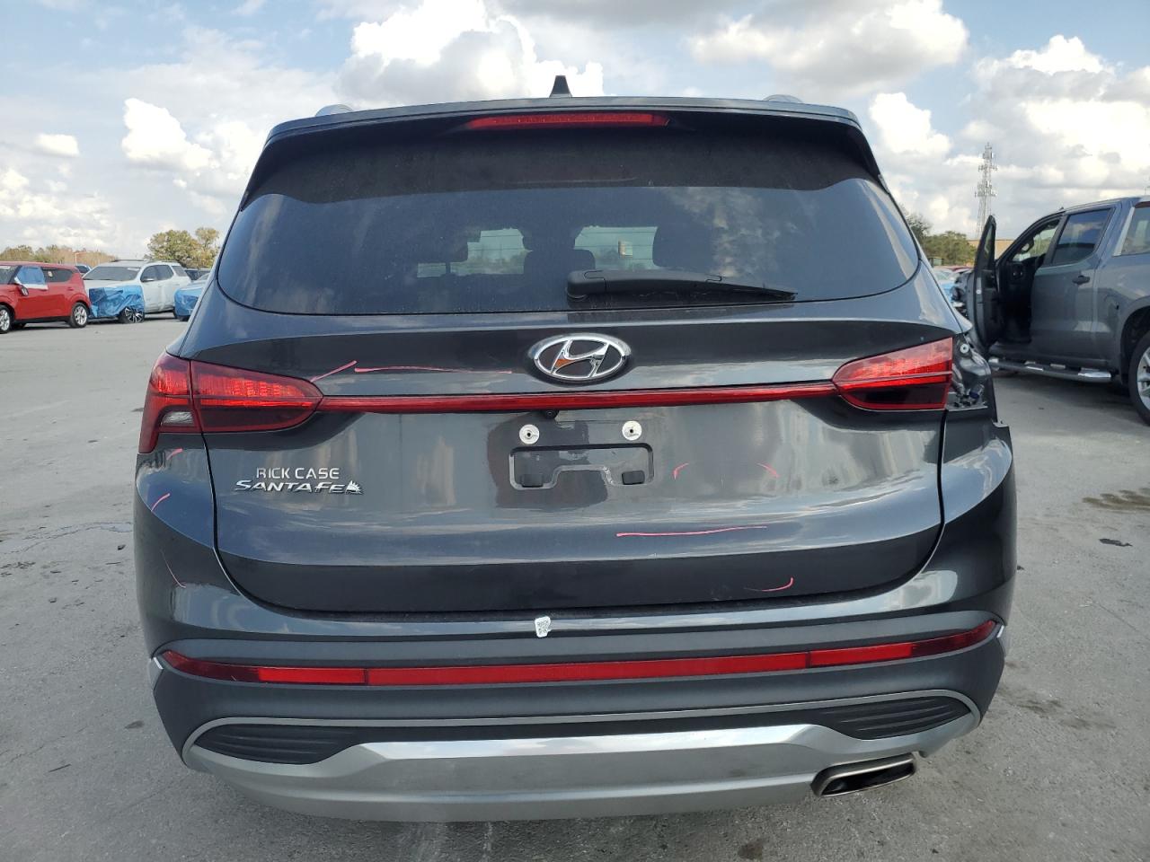 2021 Hyundai Santa Fe VIN 5NMS24AJXMH339565 Copart auction photo, front end / side damage thumbnail 6