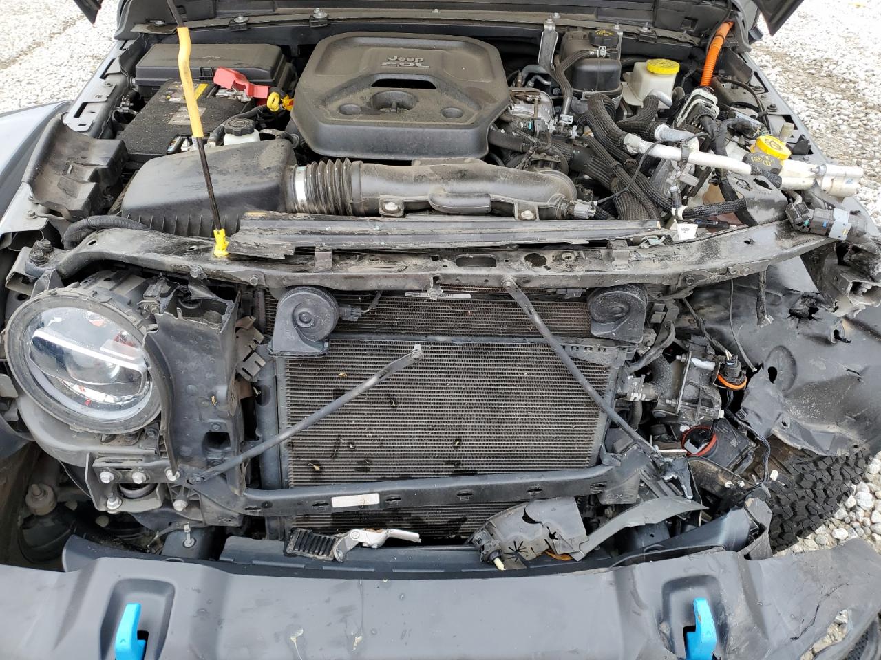 2021 Jeep Wrangler VIN 1C4JJXR63MW745412 Copart auction photo, front end damage thumbnail 13