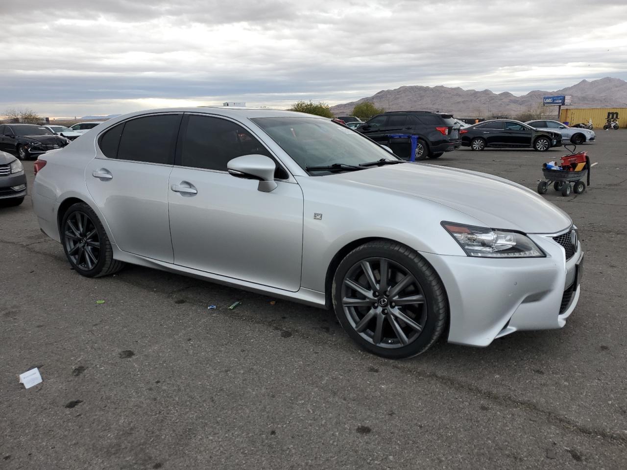 2014 Lexus GS VIN JTHBE1BL6E5038350 Copart auction photo, side damage thumbnail 4