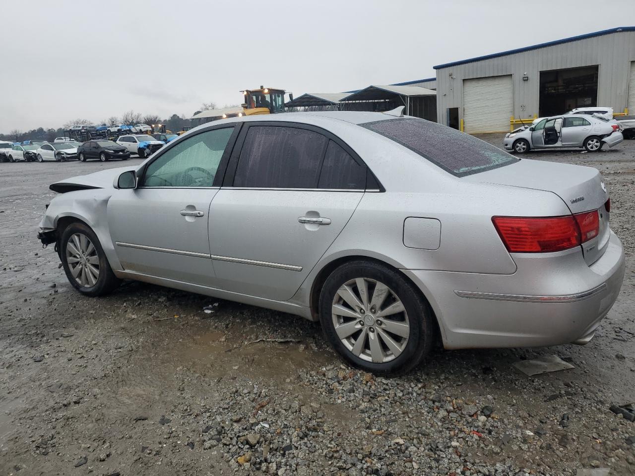 2009 Hyundai Sonata VIN 5NPEU46F79H420142 Copart auction photo, front end / side damage thumbnail 2