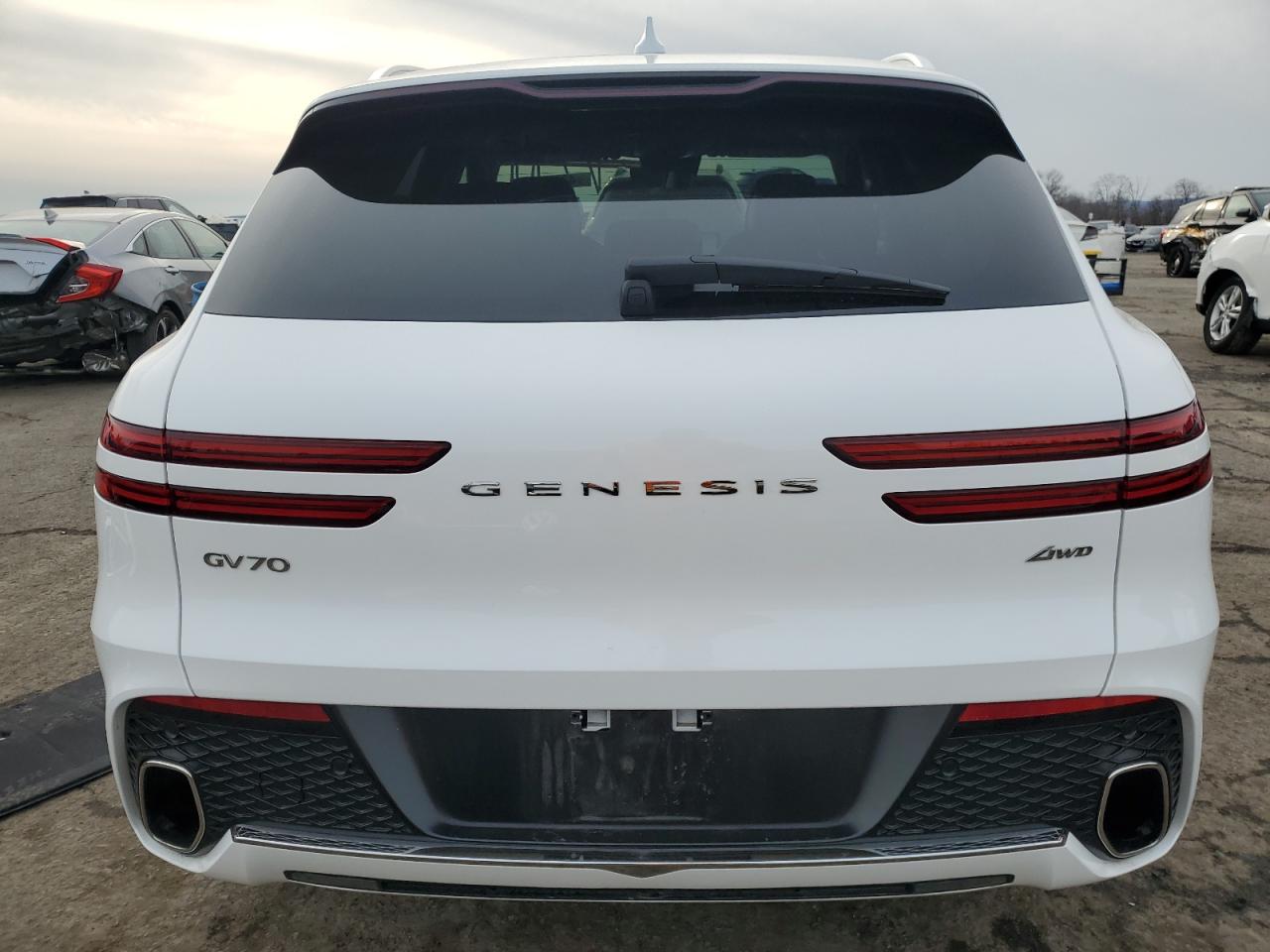 2023 Genesis Gv70 VIN KMUMADTB4PU126624 Copart auction photo, front end damage thumbnail 6