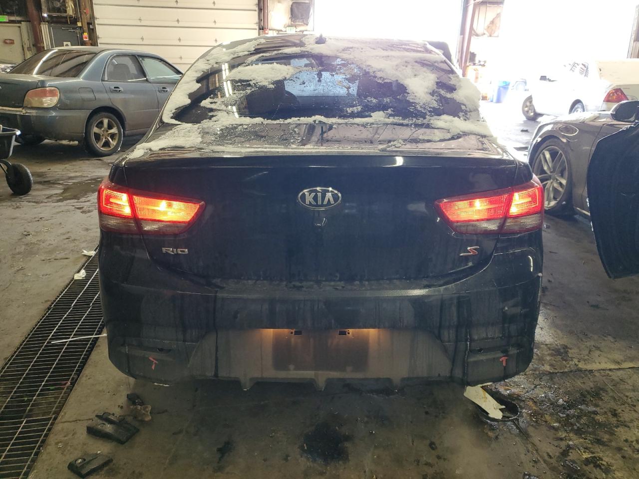 2019 KIA Rio VIN 3KPA24AB0KE241525 Copart auction photo, front end damage thumbnail 6
