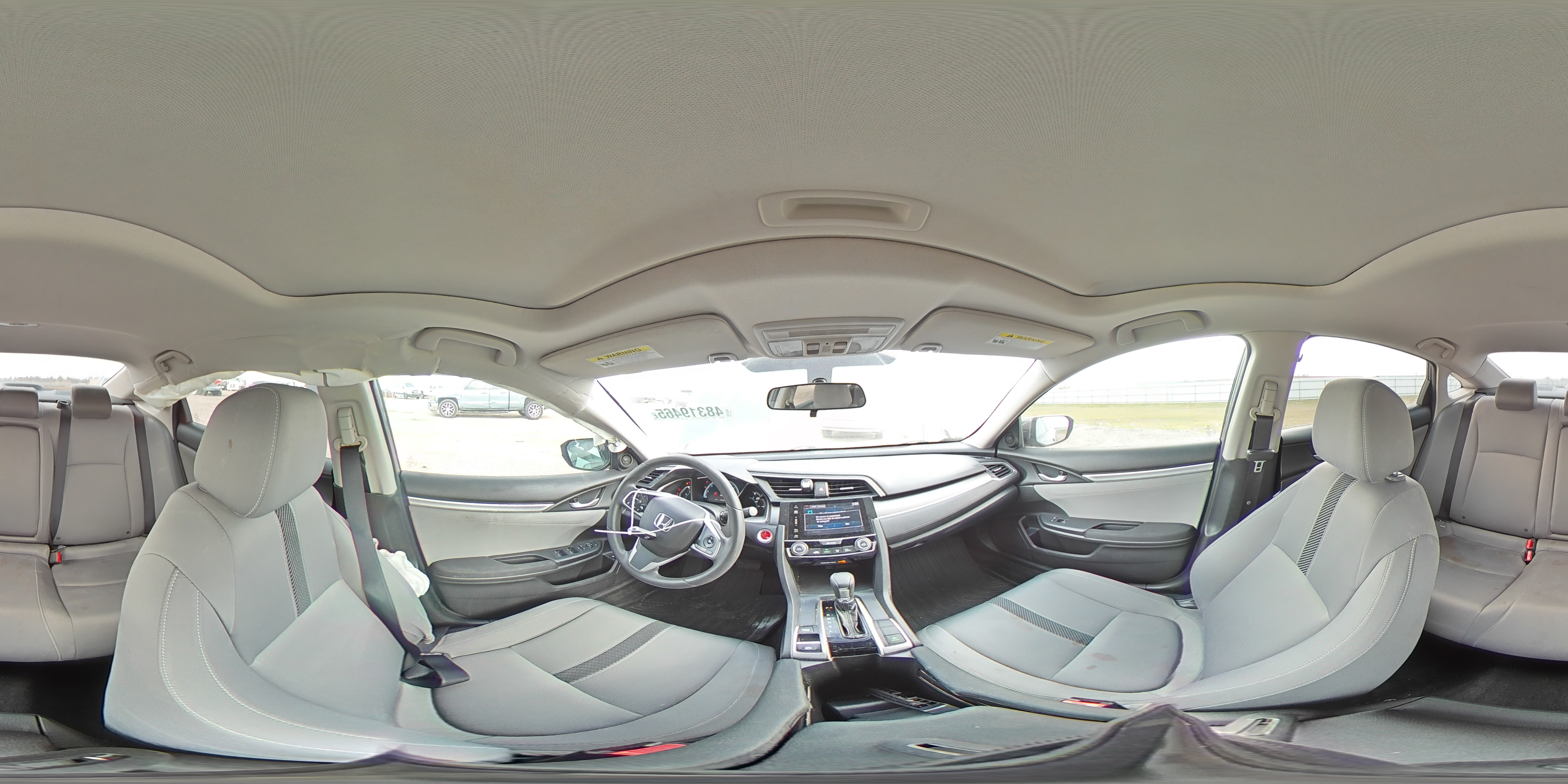 2016 Honda Civic VIN 19XFC2F72GE075110 Copart auction photo, front end / undercarriage damage thumbnail 13