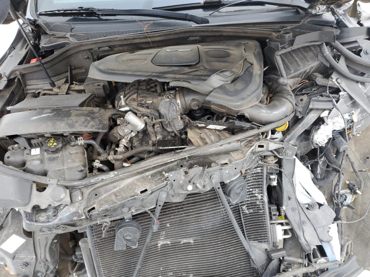 2017 Jeep Grand Cherokee VIN 1C4RJEAG8HC633871 Copart auction photo, front end / side damage thumbnail 12