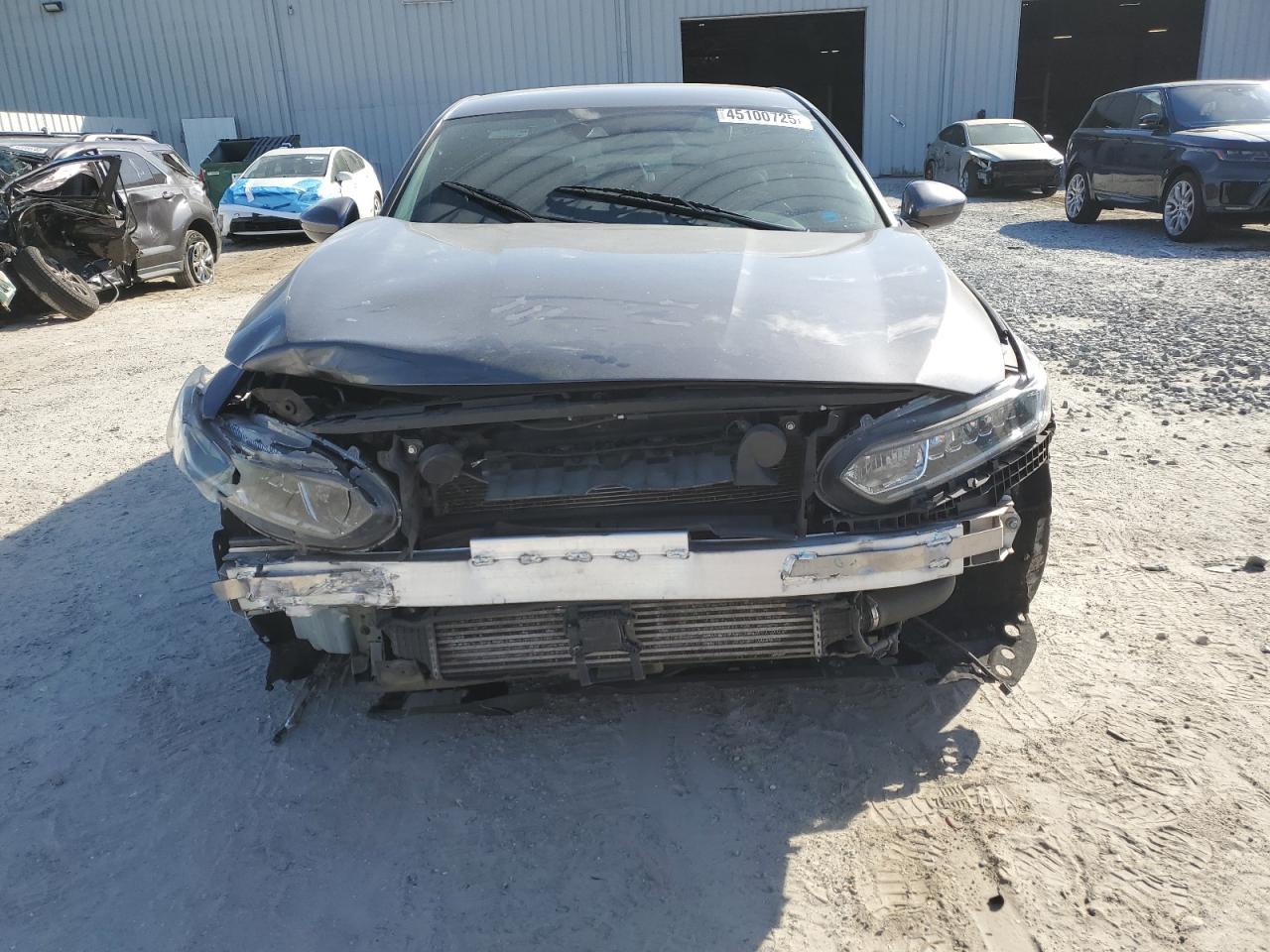 2018 Honda Accord VIN 1HGCV1F31JA219231 Copart auction photo, front end / side damage thumbnail 5