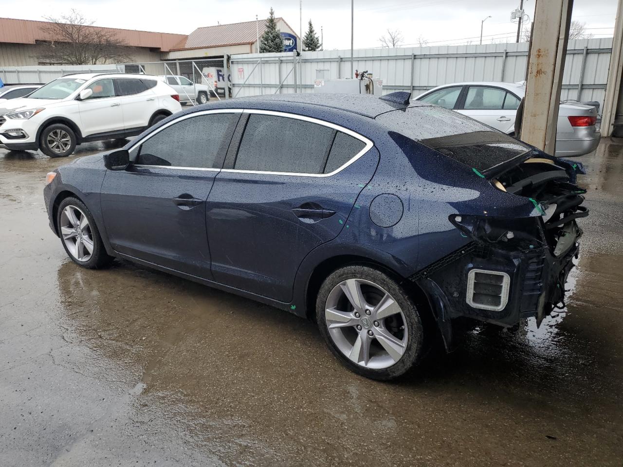 2013 Acura ILX VIN 19VDE1F50DE016071 Copart auction photo, undercarriage / rear end damage thumbnail 2