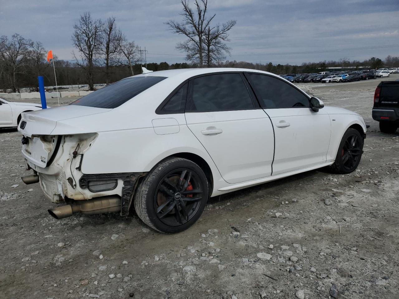 2017 Audi A4 VIN WAUDNAF41HN057015 Copart auction photo, rear end / front end damage thumbnail 3