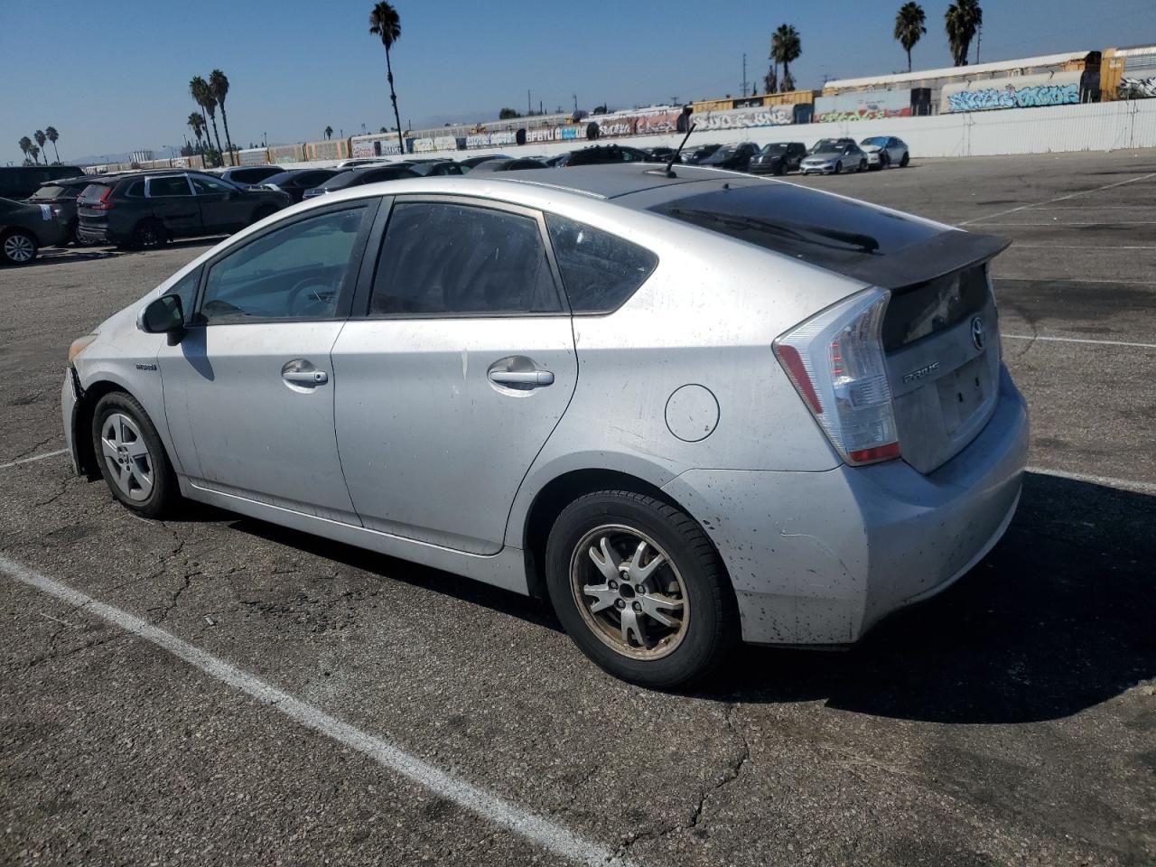 2010 Toyota Prius VIN JTDKN3DU7A0021227 Copart auction photo, side / front end damage thumbnail 2