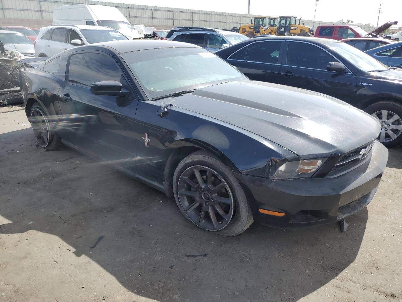 2010 Ford Mustang VIN 1ZVBP8AN1A5104737 Copart auction photo, all over damage thumbnail 4