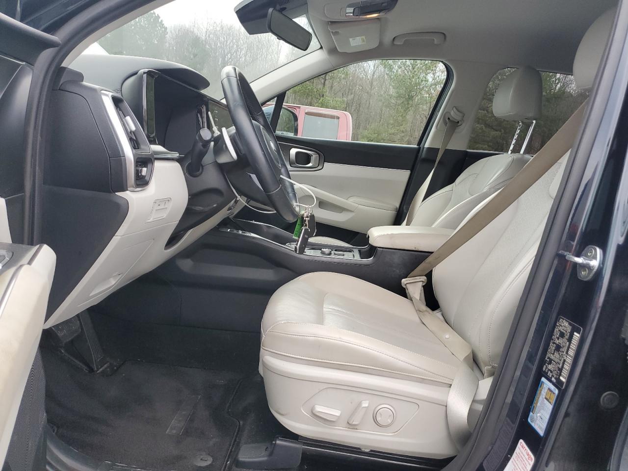 2021 KIA Sorento VIN KNDRG4LG7M5035386 Copart auction photo, all over damage thumbnail 7