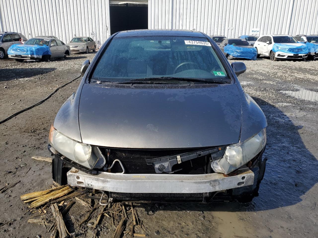 2008 Honda Civic VIN 2HGFA168X8H314757 Copart auction photo, front end / rear end damage thumbnail 5
