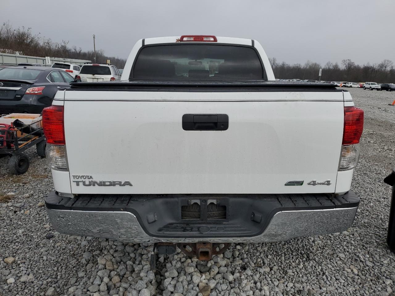 2011 Toyota Tundra VIN 5TFDW5F19BX203721 Copart auction photo, front end / frame damage damage thumbnail 6