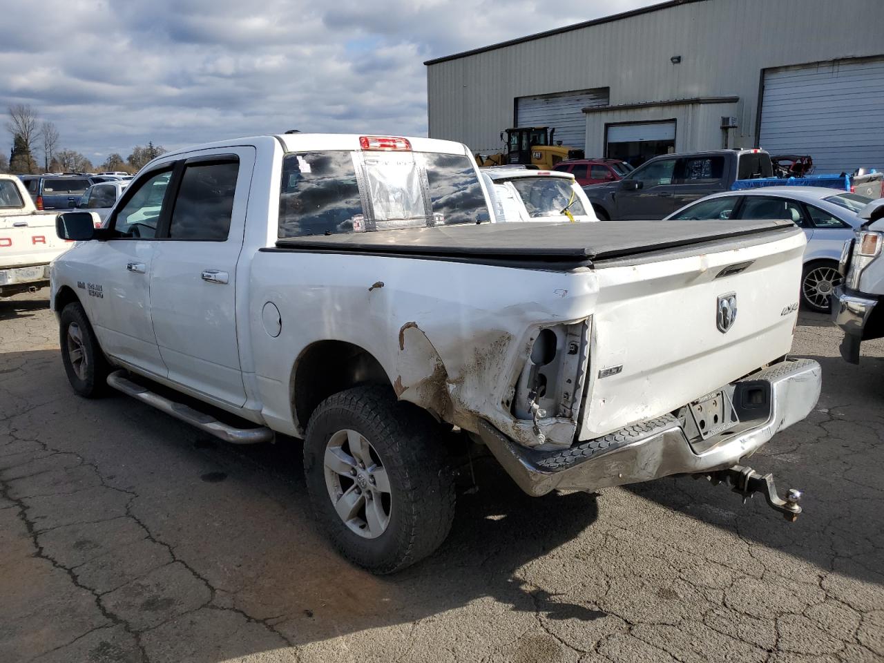 2018 RAM 1500 VIN 1C6RR7LT6JS306211 Copart auction photo, rear end damage thumbnail 2