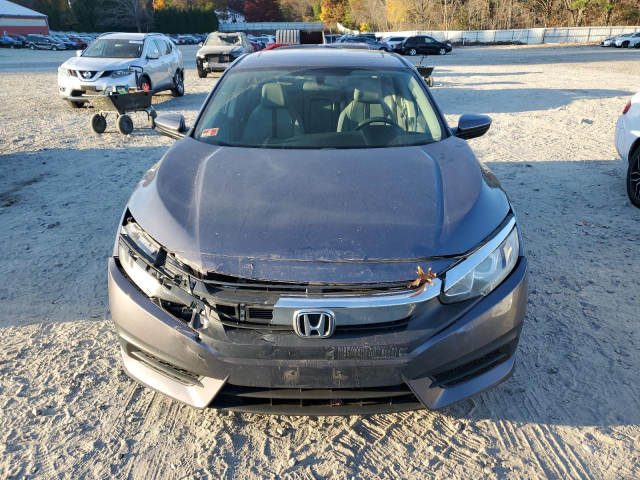 2018 Honda Civic VIN 19XFC2F79JE200711 Copart auction photo, rear end / front end damage thumbnail 5