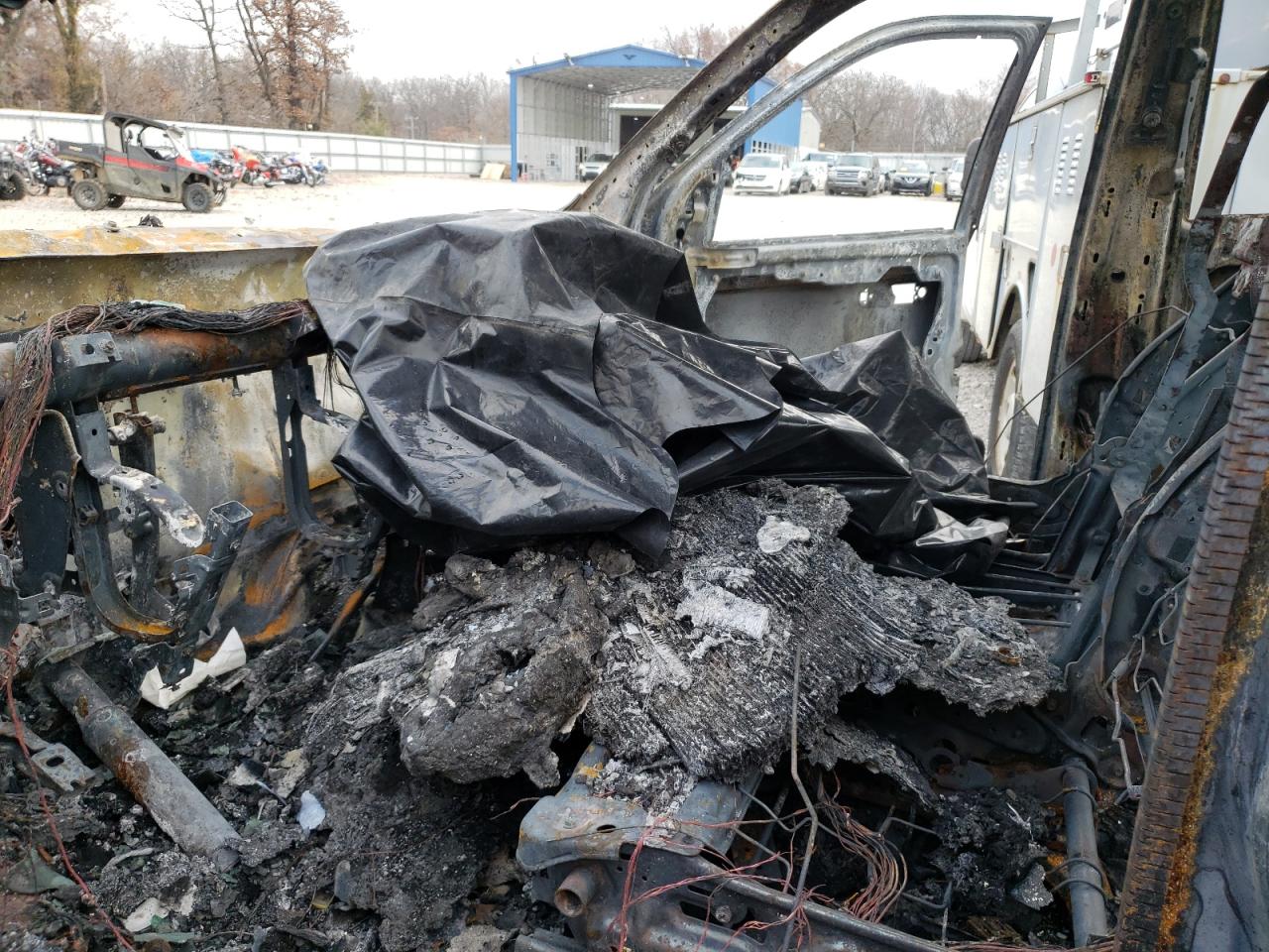 2019 RAM 3500 VIN 3C63RRGL4KG628866 Copart auction photo, burn damage thumbnail 7