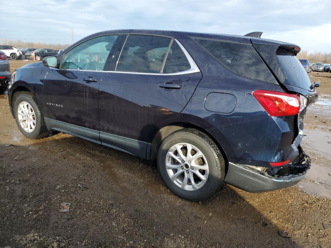 2020 Chevrolet Equinox VIN 3GNAXUEV4LS517575 Copart auction photo, rear end / side damage thumbnail 2