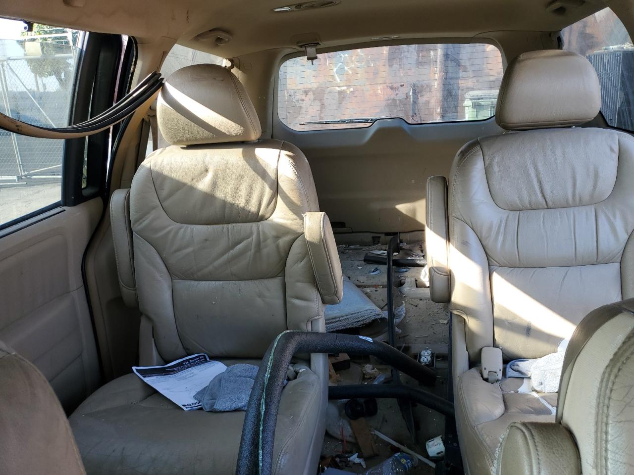 2006 Honda Odyssey VIN 5FNRL38746B451718 Copart auction photo, all over damage thumbnail 10