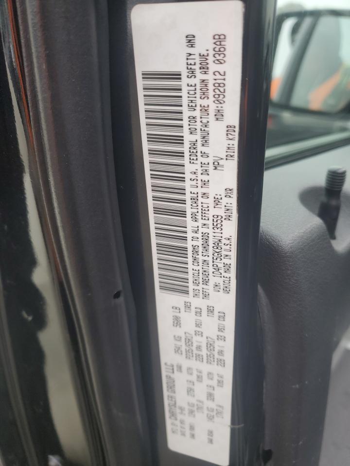 2010 Dodge Nitro VIN 1D4PT5GK8AW113559 Copart auction photo, front end / minor dent/scratches damage thumbnail 14