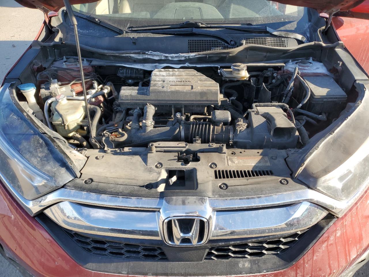 2017 Honda CR-V VIN 2HKRW2H5XHH603957 Copart auction photo, burn - engine damage thumbnail 12