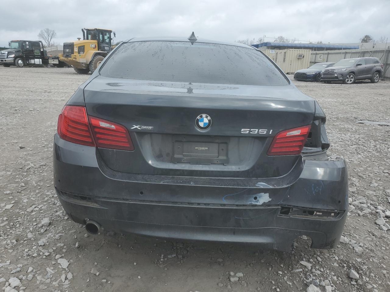 2015 BMW 5er VIN WBA5B3C51FD544501 Copart auction photo, rear end damage thumbnail 6