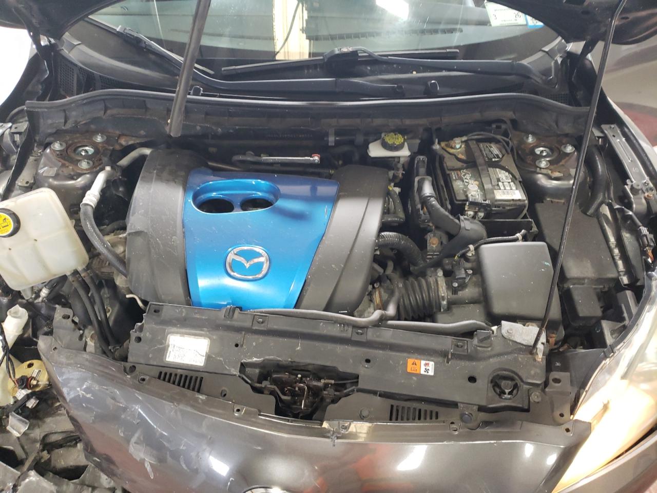 2013 Mazda 3 VIN JM1BL1VP7D1740334 Copart auction photo, front end damage thumbnail 12