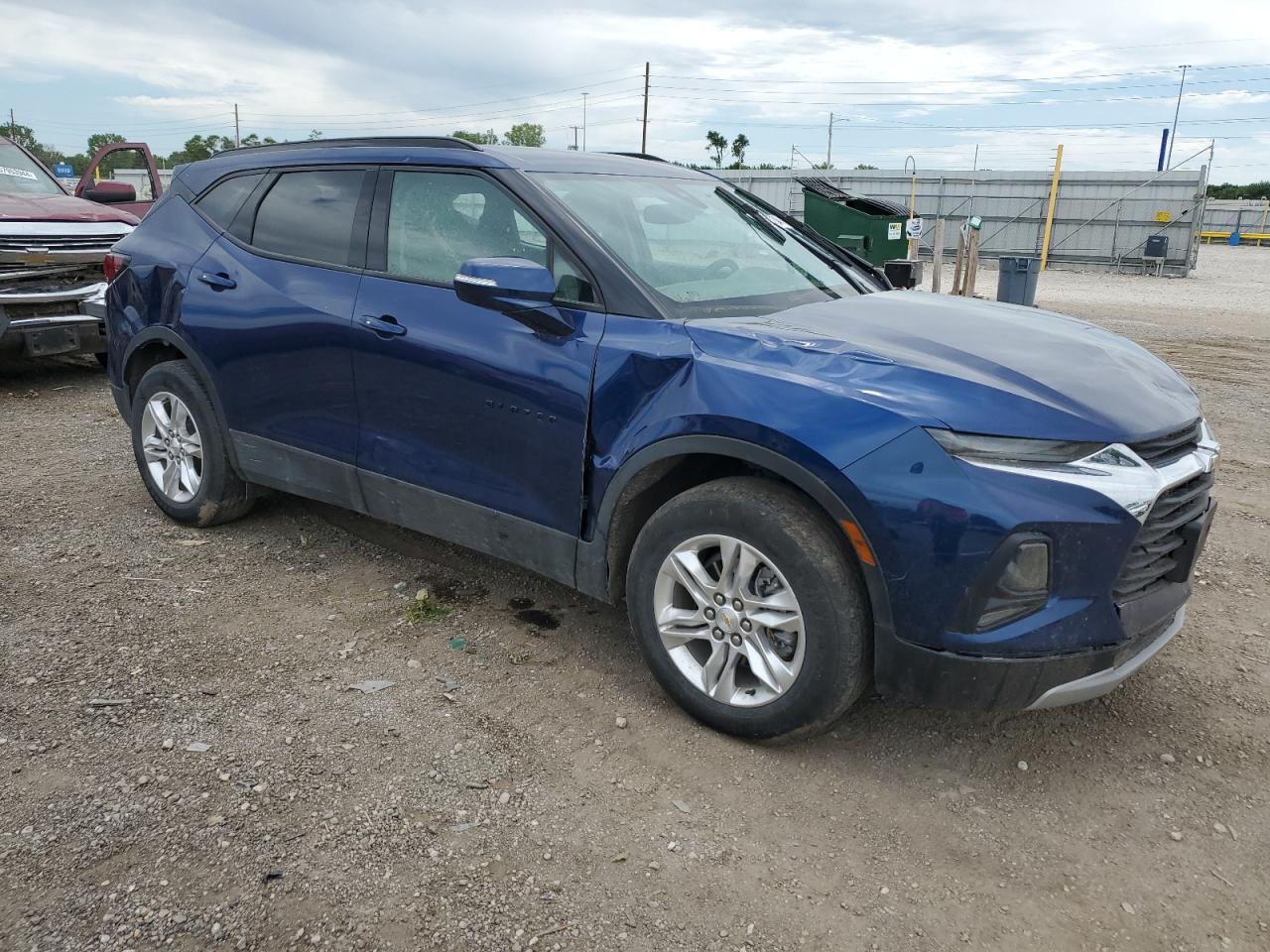 2022 Chevrolet Blazer VIN 3GNKBHR42NS126617 Copart auction photo, all over damage thumbnail 4