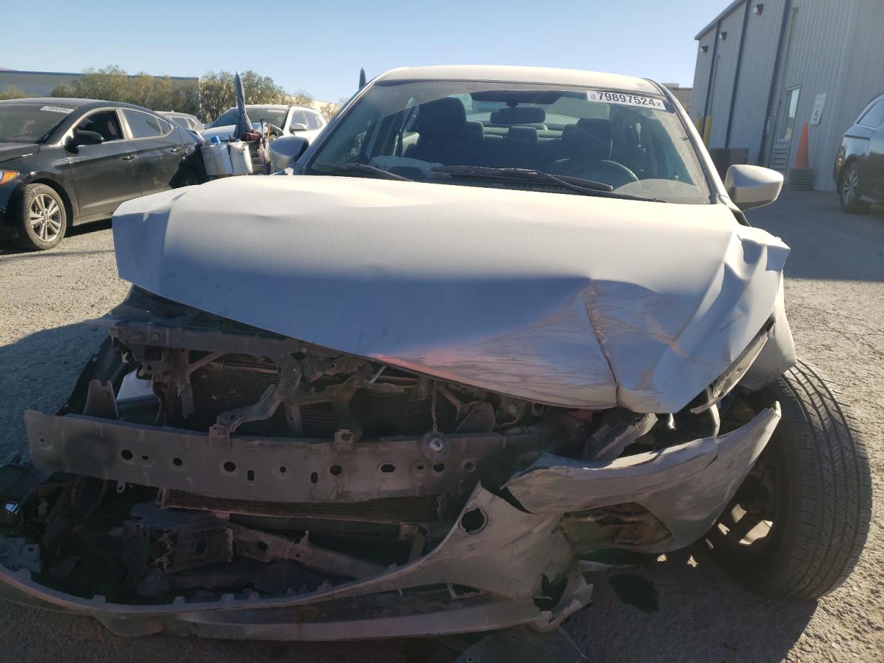 2014 Mazda 3 VIN JM1BM1V76E1128012 Copart auction photo, front end damage thumbnail 5