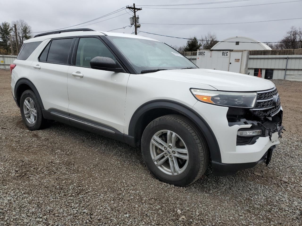 2022 Ford Explorer VIN 1FMSK8DH7NGA55864 Copart auction photo, rear end / front end damage thumbnail 4