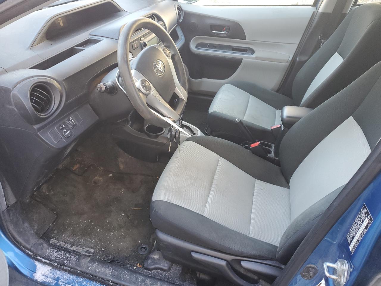 2013 Toyota Prius VIN JTDKDTB34D1045934 Copart auction photo, rear end / side damage thumbnail 7