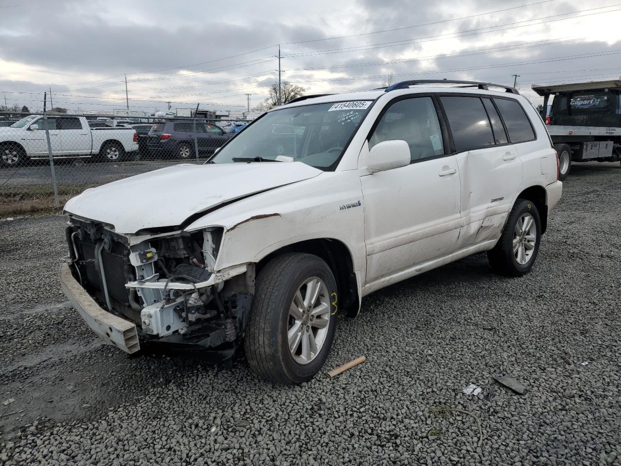 2007 Toyota Highlander VIN JTEEW21A770038824