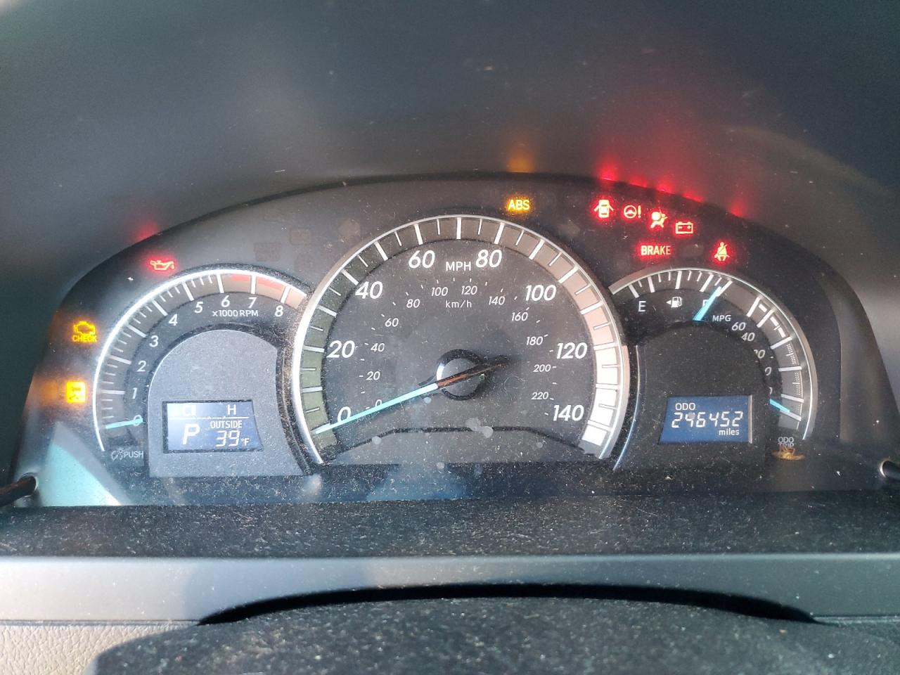 2012 Toyota Camry VIN 4T1BF1FK9CU573865 Copart auction photo, all over damage thumbnail 9