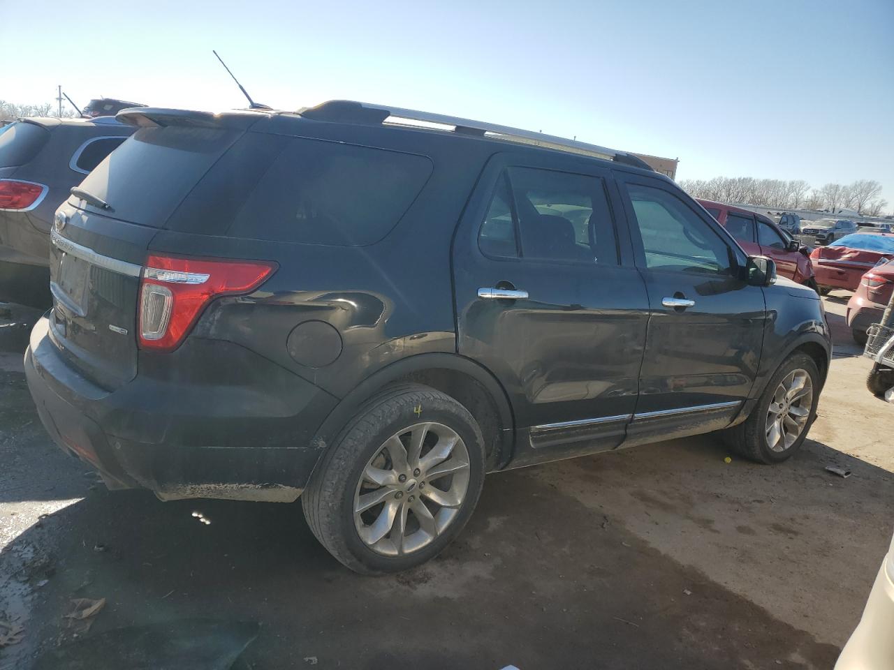 2014 Ford Explorer VIN 1FM5K8D88EGB50947 Copart auction photo, side damage thumbnail 3