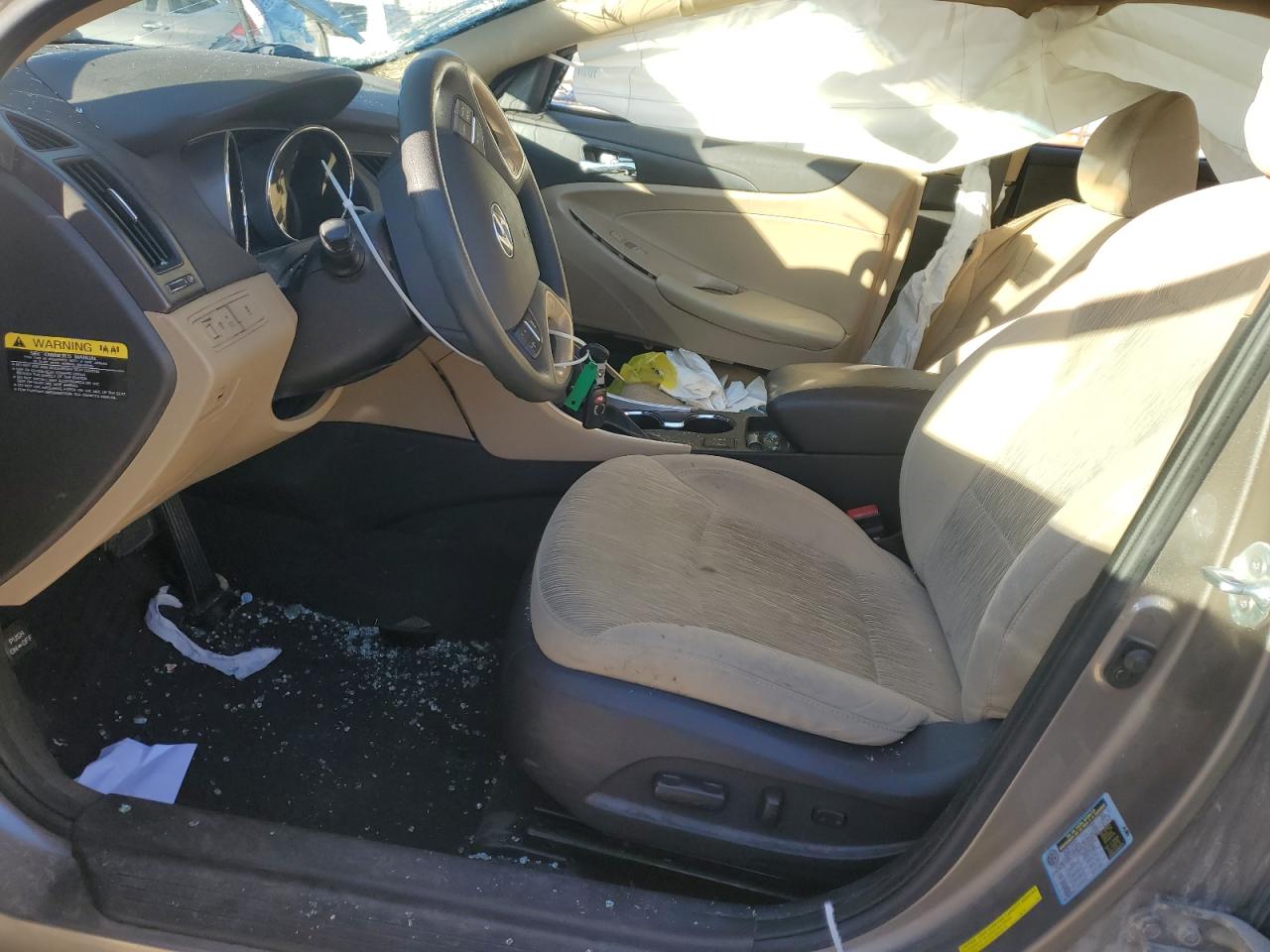 2014 Hyundai Sonata VIN 5NPEB4AC0EH945122 Copart auction photo, all over / side damage thumbnail 7