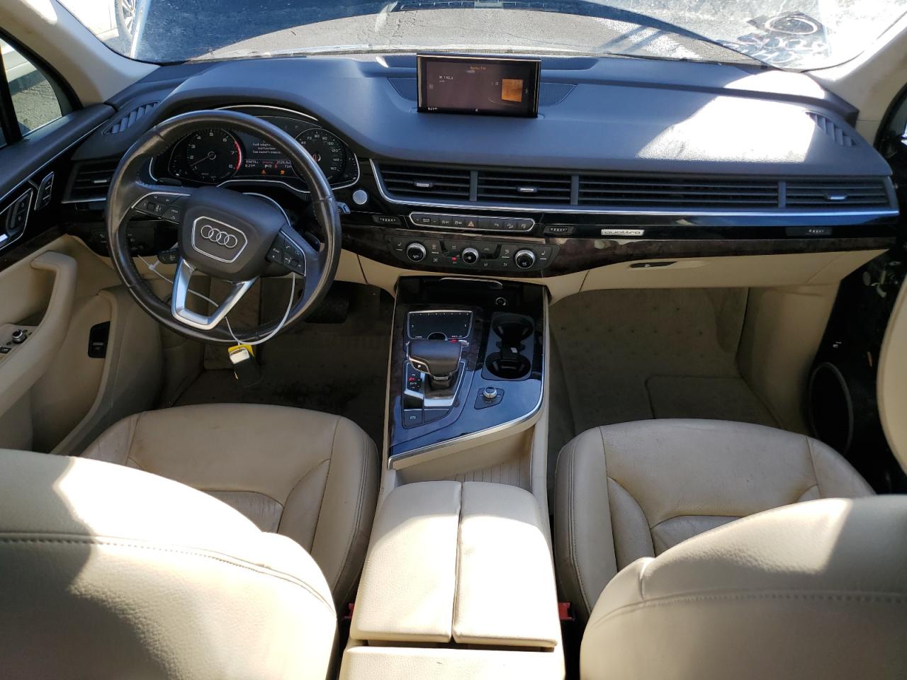 2017 Audi Q7 VIN WA1LAAF75HD013216 Copart auction photo, front end / rear end damage thumbnail 8