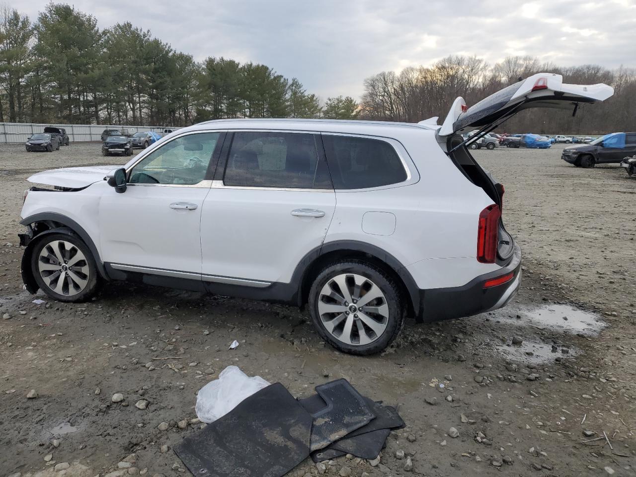 2021 KIA Telluride VIN 5XYP6DHC2MG175269 Copart auction photo, front end damage thumbnail 2