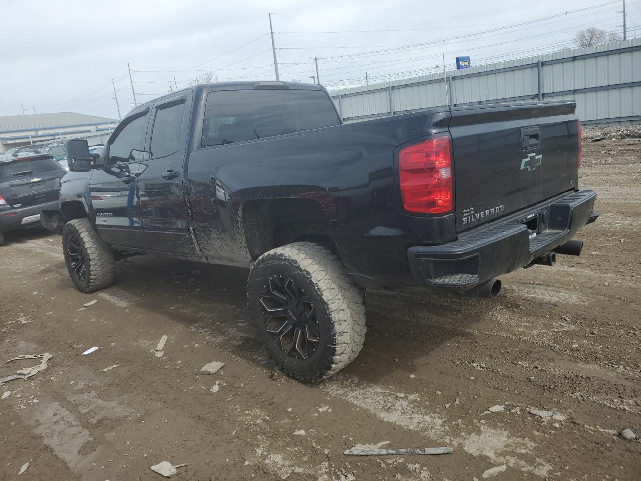 2017 Chevrolet Silverado VIN 1GCVKREC5HZ126546 Copart auction photo, front end / side damage thumbnail 2
