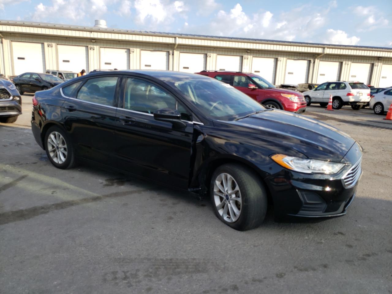 2019 Ford Fusion VIN 3FA6P0HD9KR130168 Copart auction photo, front end / side damage thumbnail 4